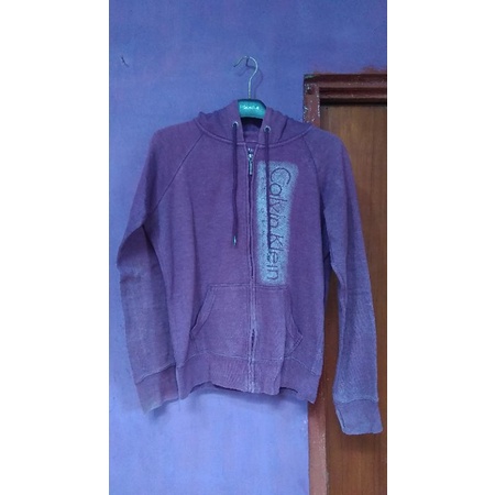 SALE  CALVIN KLEIN Zip Hoodie Second Original (purple)
