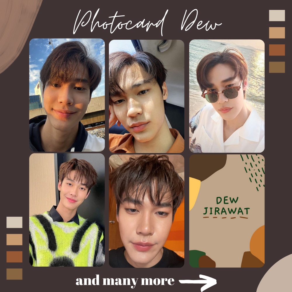 [UNOFFICIAL] PHOTOCARD DEW JSU JIRAWAT REN F4 GMMTV THAI (min order 3)
