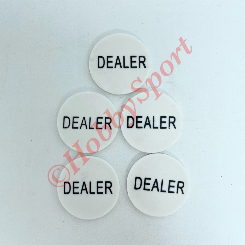 Koin Dealer Poker Eceran (1 pc) Chips Impor Blackjack Texas Holdem PVC