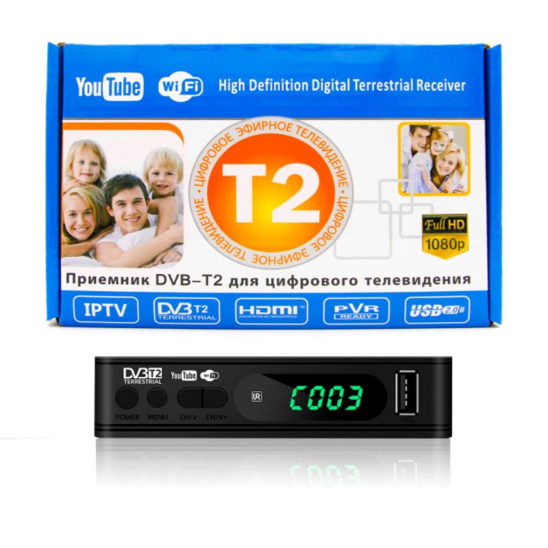 STB- Alat Menangkap Siaran Digital DVBT2-Set Top Box