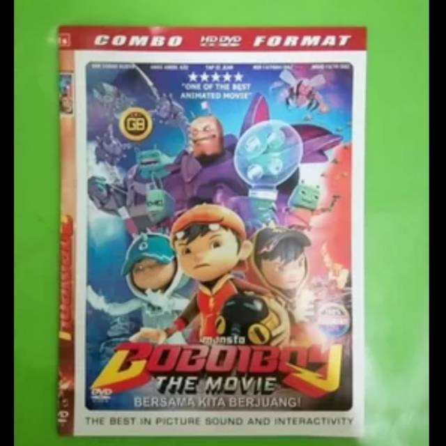 Kaset DVD film anak terlaris Boboiboy the movie