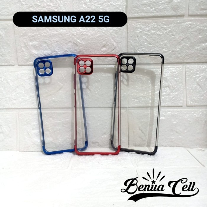 CASE SAMSUNG A22 - PREMIUM SHINING CHROME SAMSUNG A22 4G A22 5G