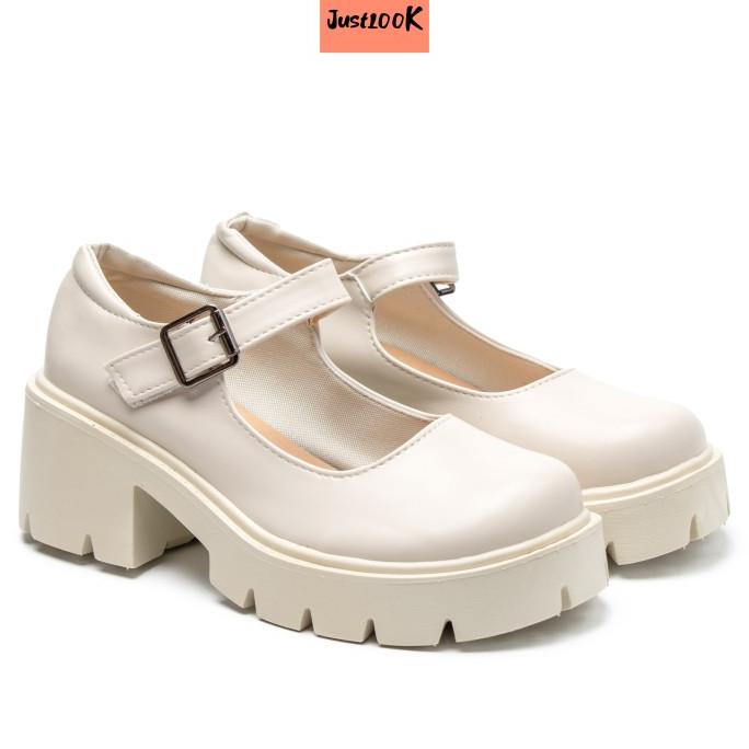 JustLook Jeongyeon Sepatu Docmart Sneakers Wanita Sneakers Fashion
