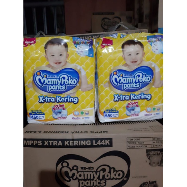 Mamypoko pants extra kering S38 M32 L28 XL26 XXL24