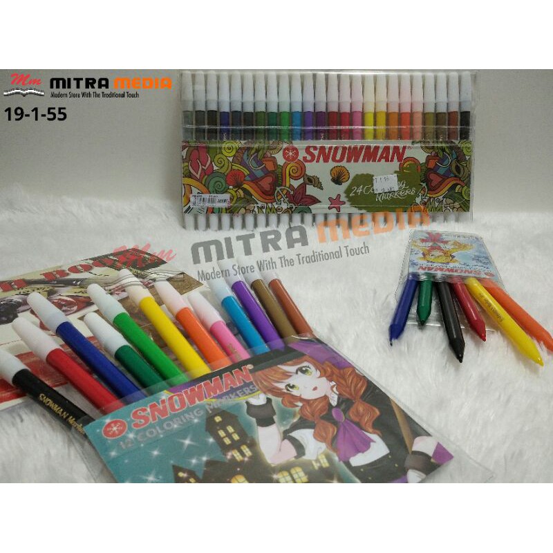 

SPIDOL SNOWMAN ISI 6/12/24 WARNA MURAH