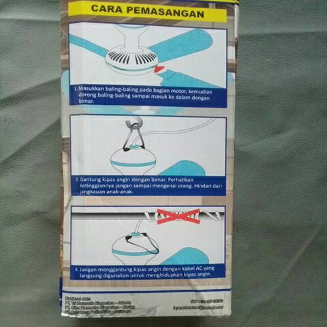 Kipas Gantung Arashi 4 Baling 30 Watt