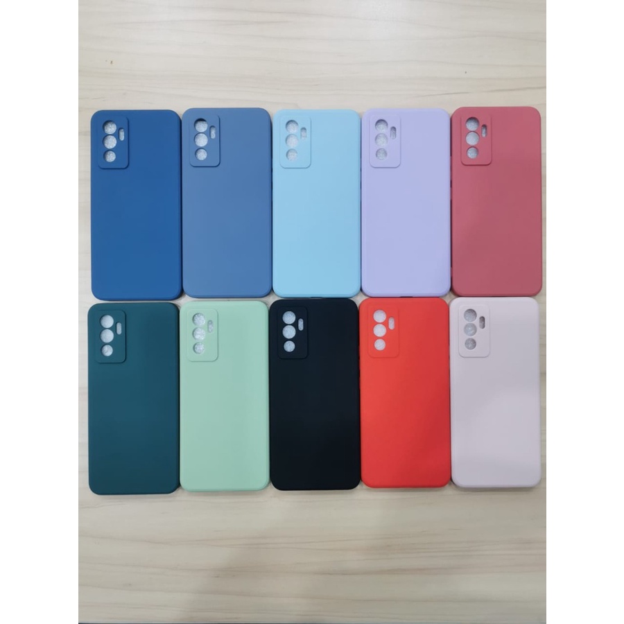 VIVO V27 V27e V25 PRO V23 V23e V21 4G 5G V20 SE SOFT CASE MICROFIBER SUEDE SILICONE BACK COVER