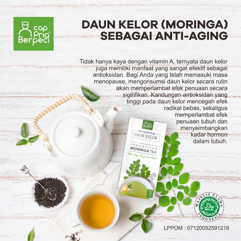 Teh Daun Kelor Moringa Tea Plus Jahe Green Tea Kayu Manis Tingkatkan Daya Tahan Tubuh Imun Alami Indonesia