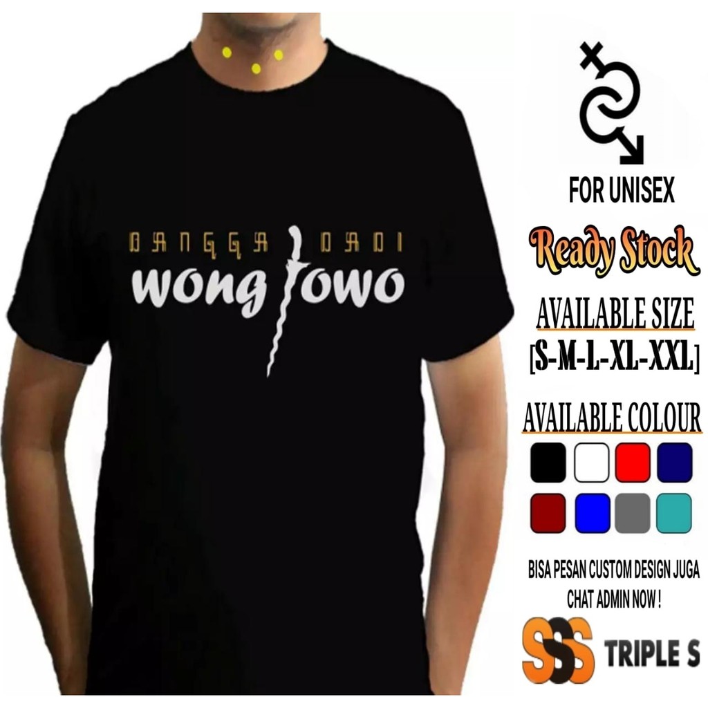 Kaos Bangga Dadi Wong Jowo Kaos Kata Kata Keren Jawa Wong Jowo