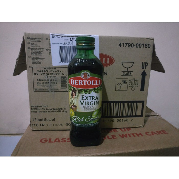 

TERLARIS BERTOLLI EXTRA VIRGIN OLIVE OIL / MINYAK ZAITUN MURNI 500 ML BEST SELL !!!!!!