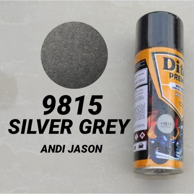 DITON PREMIUM CAT SEMPROT TAHAN BENSIN 400CC *9815 SILVER GREY