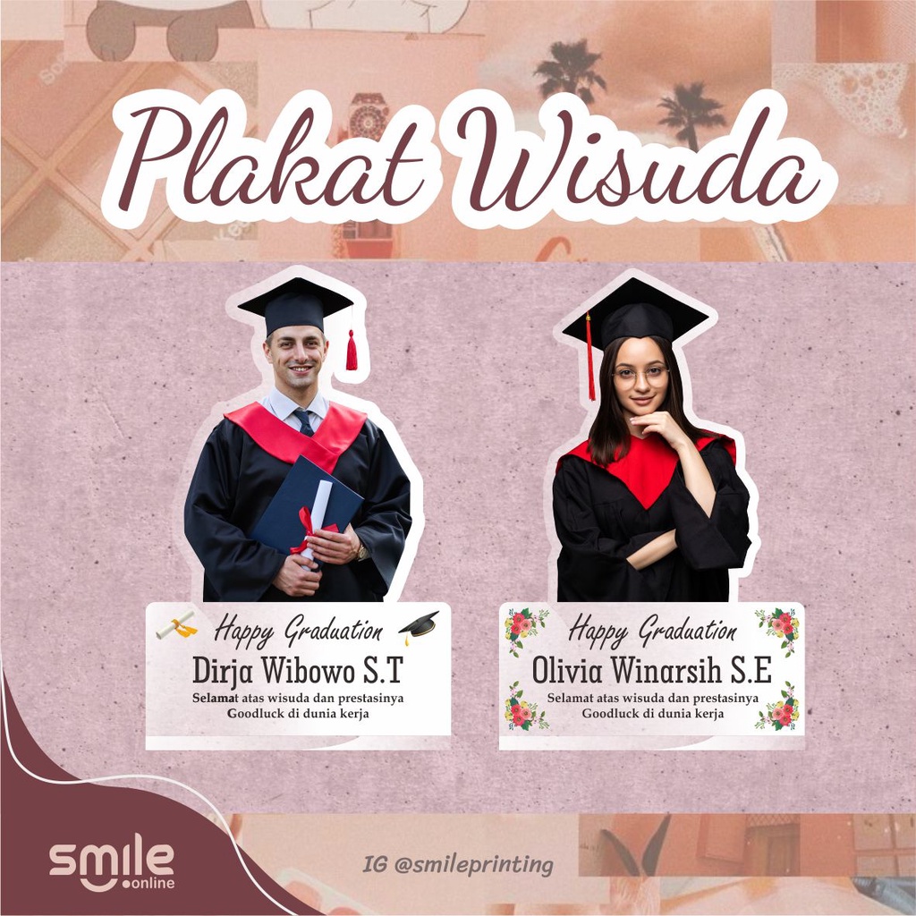 Plakat Wisuda | Hadiah Unik | Kado Wisuda | Hadiah Wisuda | Plakat Akrilik |