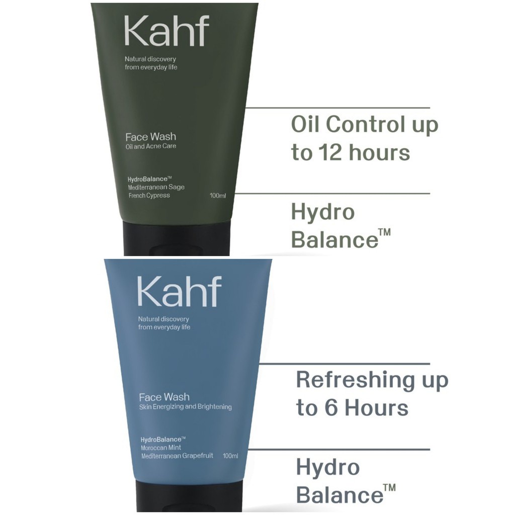 Kahf Oil and Acne Care Dan Skin Energizing and Brightening Face Wash 100 ml