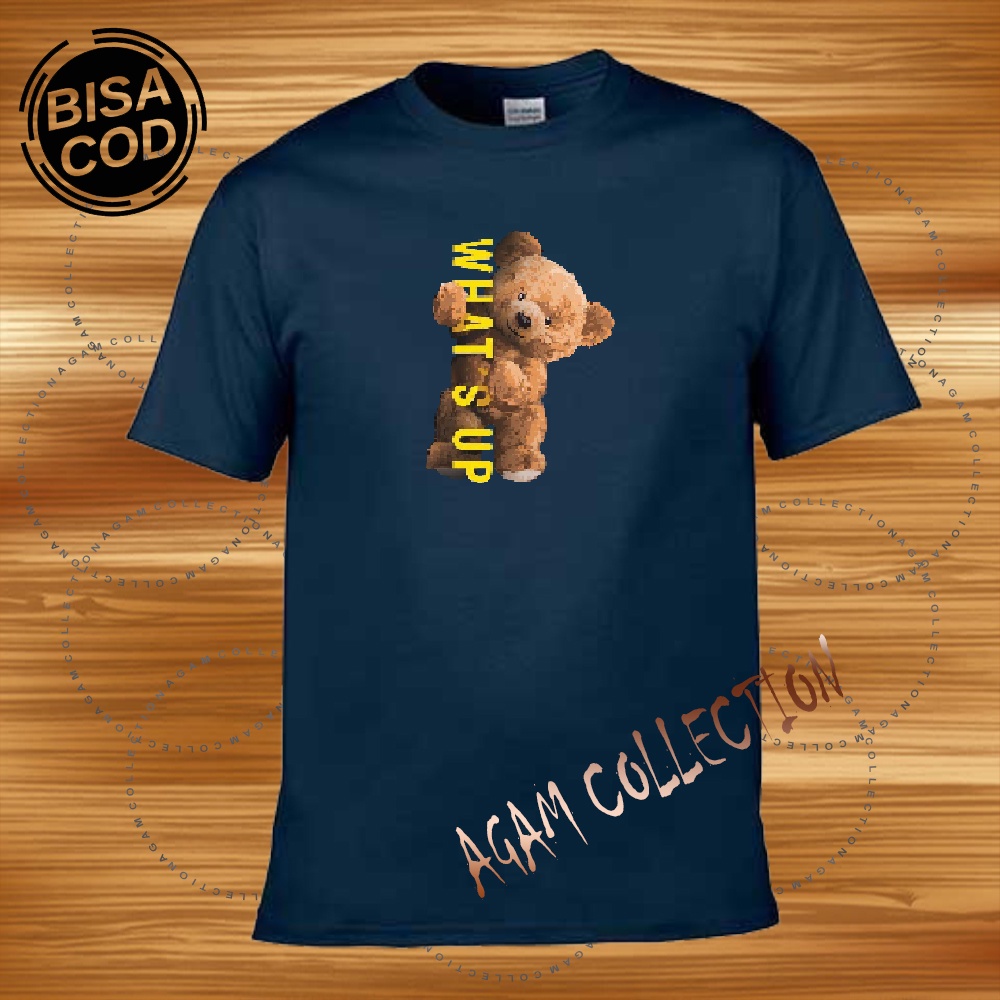 Agam Collection Baju Kaos Distro Sablon  Printing Lengan Pendek  Premium Quality