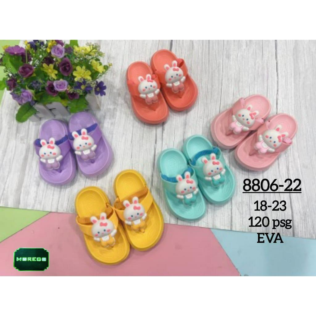 Sandal Jepit Anak Kelinci Lucu Let Tali Belakang