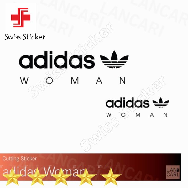 

Murah Sticker Cutting adidas Woman Logo Vinyl cut Stiker - Merah Keren