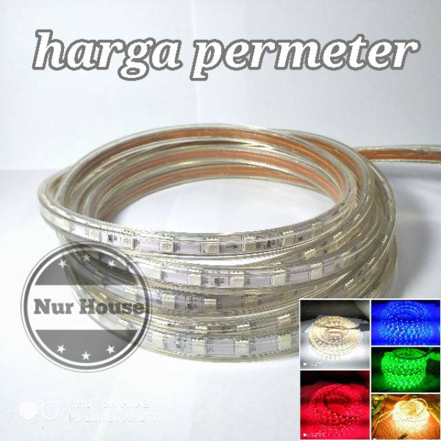 Led Strip 5050 220V Lampu  selang 220V Lampu  hias  plafon  