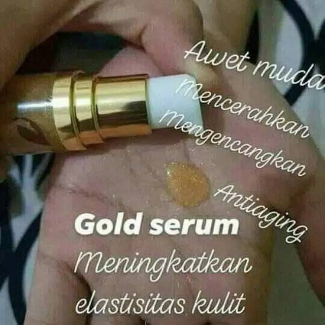 serum gold anti aging/mencerahkan/mengencangkan kulit