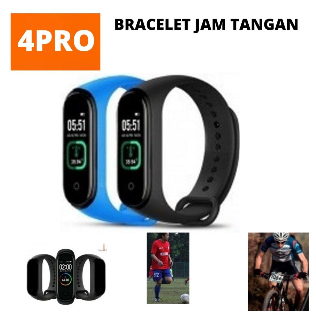 4PRO Smart Band Watch Jam Sport Tensimeter Oximeter Thermometer 111