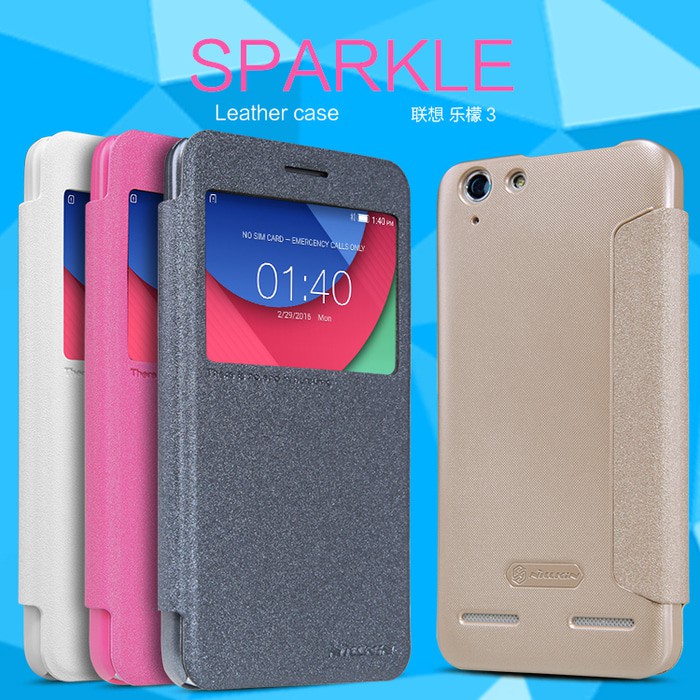 LENOVO K5/K5 Plus (Lemon 3) Flip Cover NILLKIN SPARKLE Case