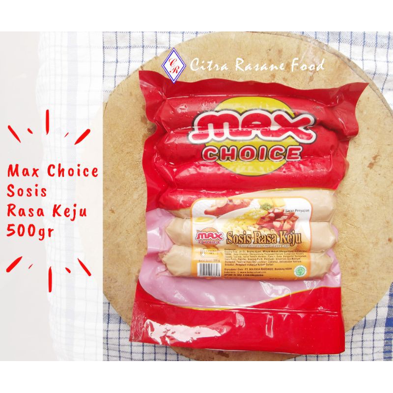 Max Choice Sosis Rasa Keju 500gr