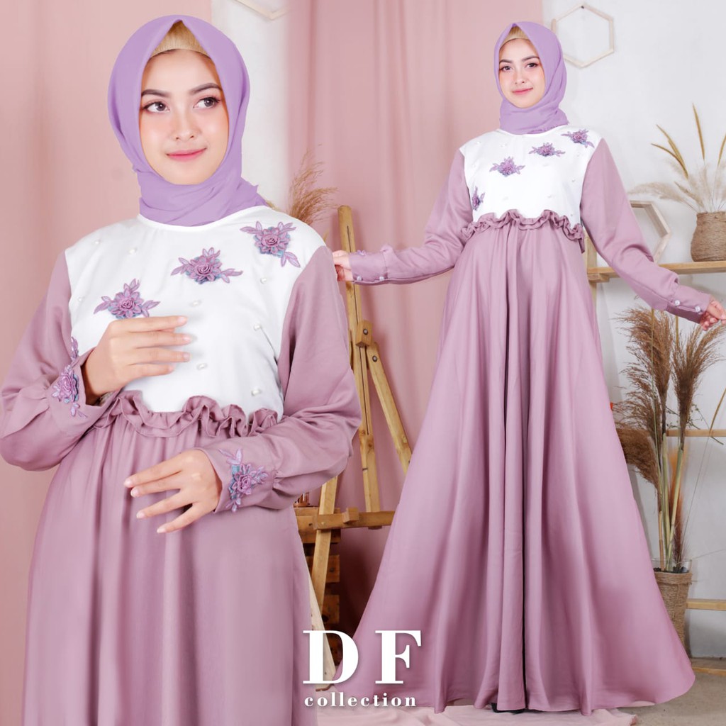 Baju Gamis DF Collection | Ready Stock