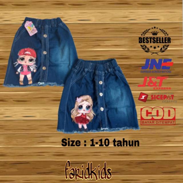 (COD)ROK JEANS LOL LED(1-10 thn)