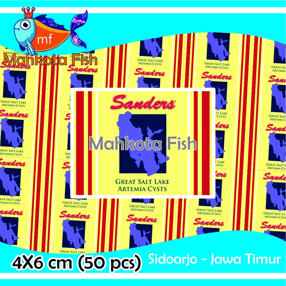 Stiker Repack ARTEMIA SANDERS | Stiker Artemia Sanders | Stiker Sanders | Stiker Artemia | Stiker Sander