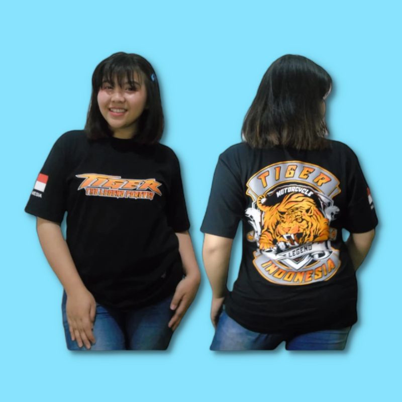 Kaos Honda Tiger Indonesia Kaos Bikers Honda Tiger Kaos Motor Tiger