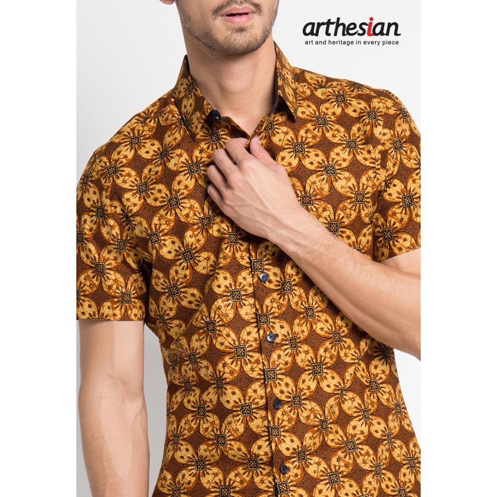 [Arthesian] Kemeja Batik Pria - Shareen Batik Printing