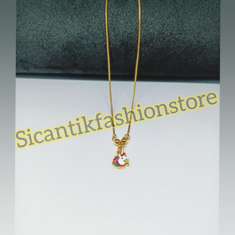 PROMO KALUNG TITANIUM ANAK-ANAK KUDA PONY TERLARIS ANTI KARAT SELAMANYA
