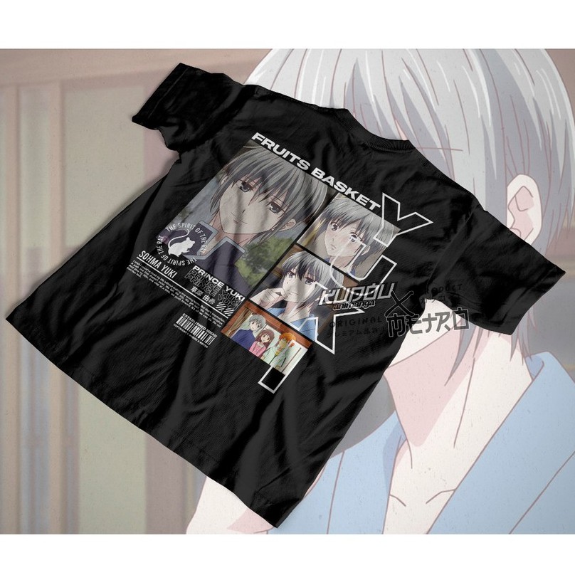 Kaos Sohma Yuki Anime Fruits Basket Anime Manga Premium Unisex