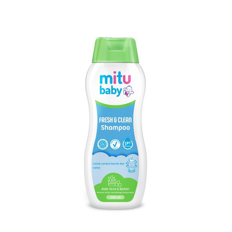 SHAMPOO BAYI MITU BABY FRESH &amp; CLEAN 200ml