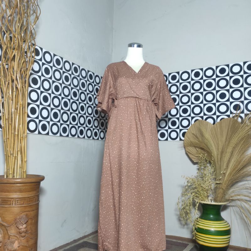 BESTSELLER DASTER KIMONO LENGAN LONCENG RAYON PREMIUM LD 120 PB 125 BUSUI FRIENDLY-Motif 38