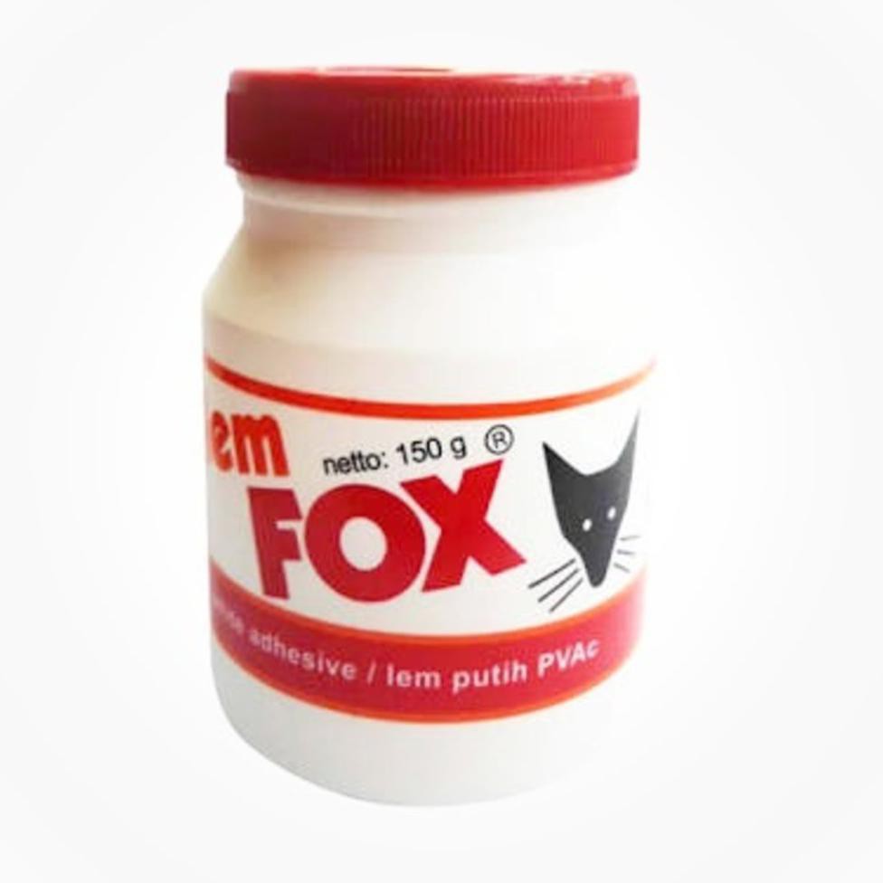 

TERMURAH LEM FOX 150 GRAM LEM PUTIH PVAC BAHAN UNTUK SLIME