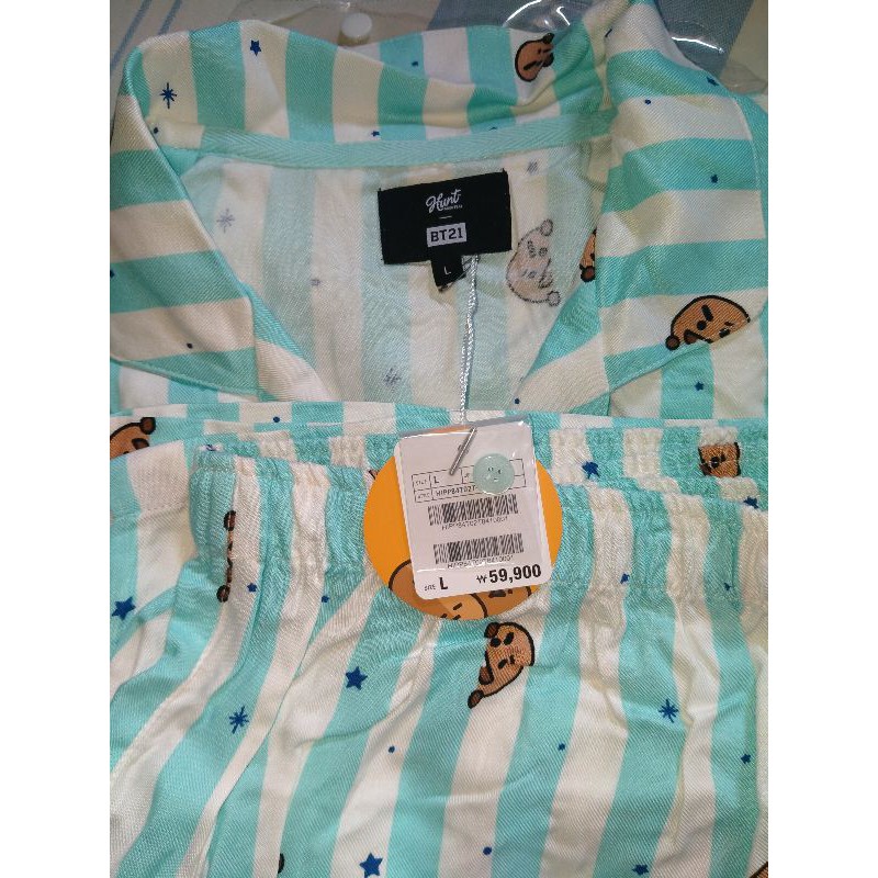 OFFICIAL PIYAMA BT21 X HUNT INNERWEAR