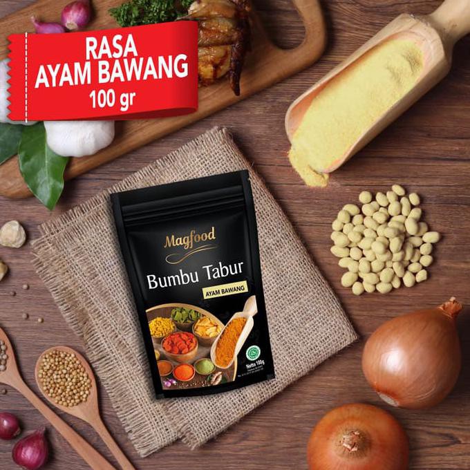 

MAGFOOD BUMBU TABUR AYAM BAWANG 100 GRAM