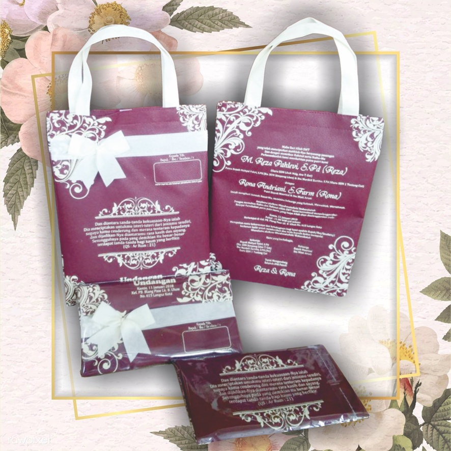 Tas Undangan Nikah Unik Ukuran Besar