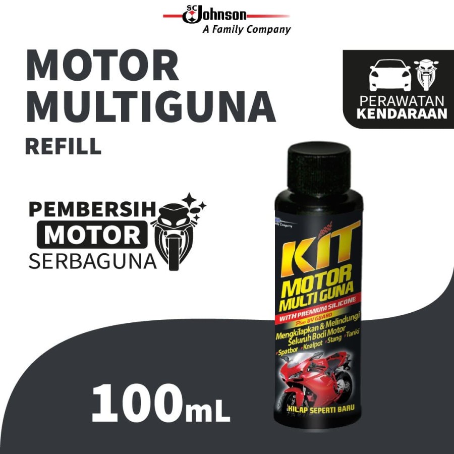 Kit Motor Multiguna Refill 100mL / pengkilap cat motor