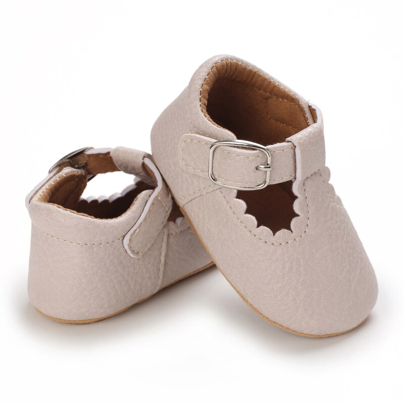 Sepatu Bayi Prewalker Perempuan Umur 0 - 12 Bulan Sepatu Casual Anak Bayi Perempuan Baby Prewaker Shoes Cewek Murah Umur 0 - 14 Bulan, umur 1 Tahun 0 - 6 Bulan Krem AK 14