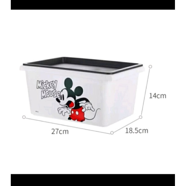 (Miniso) Disney Mickey Mouse Storage Box Kotak Penyimpanan