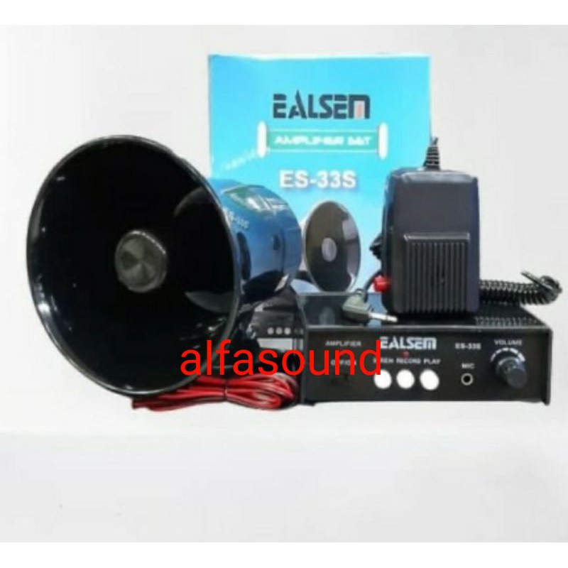 EALSEM ES 33S ES33S TOA SPEAKER DAGANG KELILING AKI ACCU REKAM SUARA