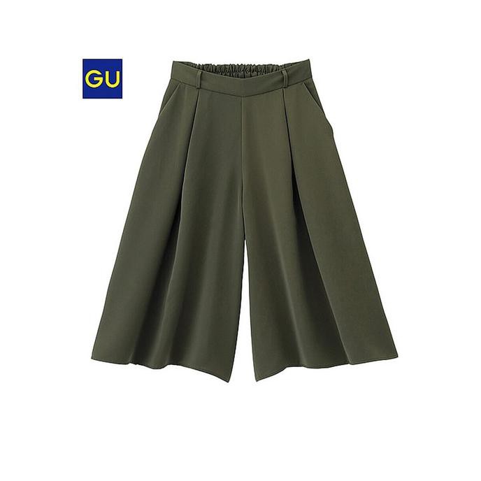 F⚡ash Sale celana kulot kekinian✨ CELANA KULOT WANITA UNIQLO/GU GAUCHO CULLOTE PANTS (UNQ81)