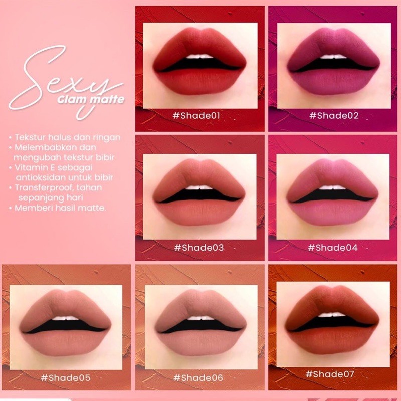 ms glow - (ori) sexy glam matte shade 05