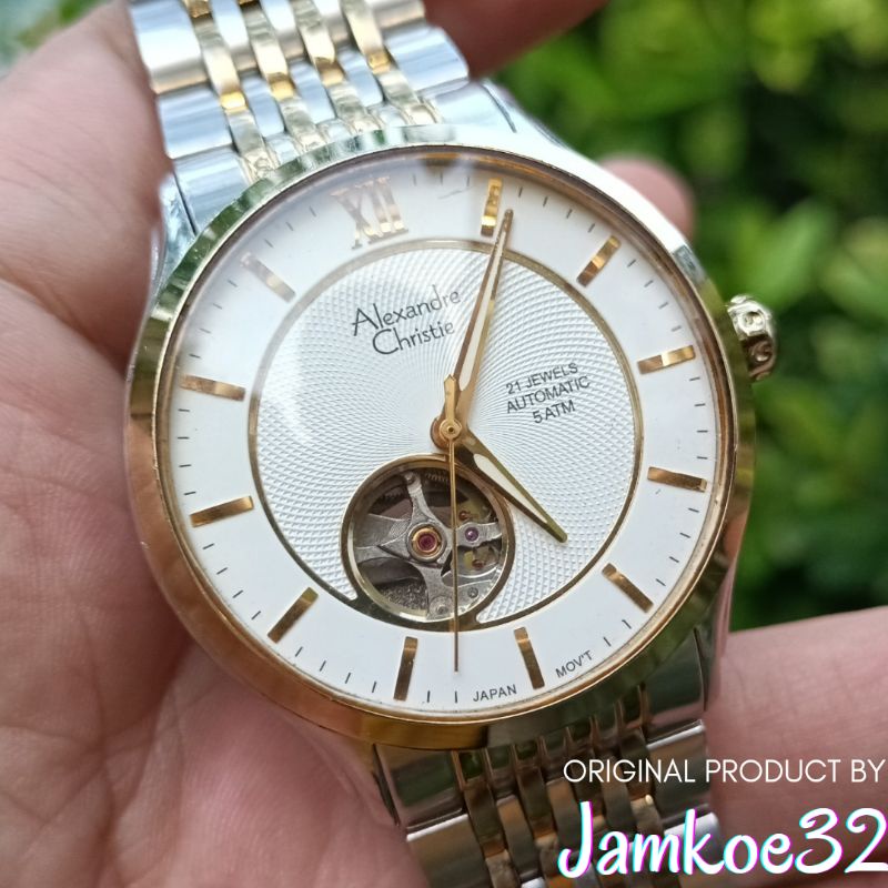 Jam Tangan Arloji Ac Alexander Alexandre Christie tipe Automatic Otomatis 3012 Ma Remaja Pria Cowok 