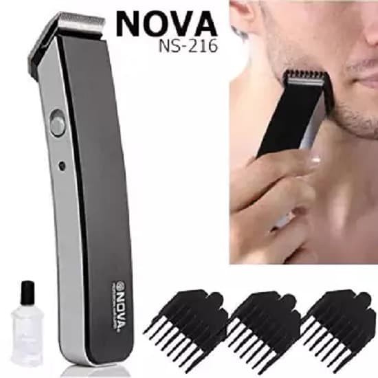 Hair Cliiper & Beard Trimmer Nova Ns216 Alat Cukur Rambut Nova Ns-216