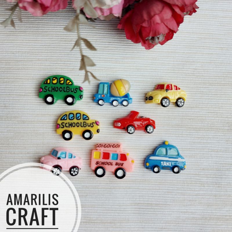 [5Pcs] Resin Clay - Vehicles