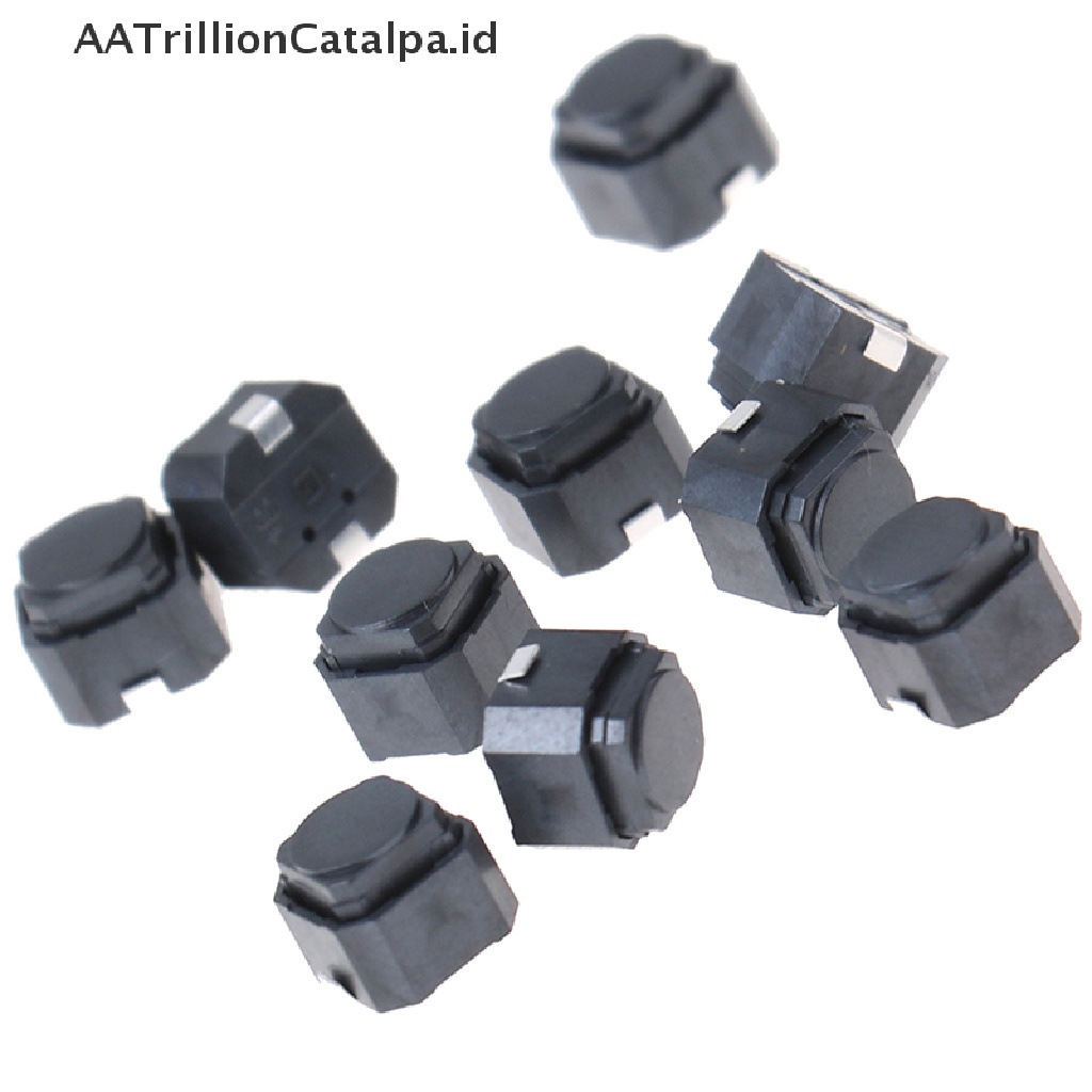 10pcs Tombol Saklar Sentuh Bahan Silikon Ukuran 6x6 X 5mm