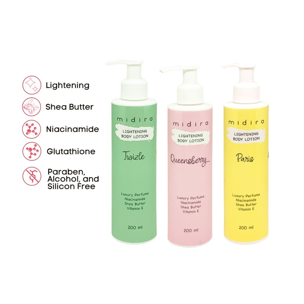 Midira Lightening Body Lotion 200ml