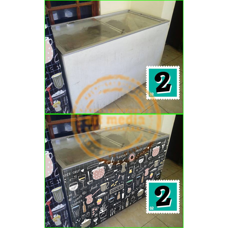 Jual Stiker Kulkas Freezer Full Tanpa Atas Indonesia Shopee Indonesia